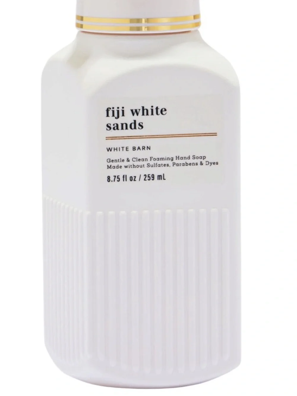 4X Bath & Body Works FIJI WHITE SANDS Luxe Foam Hand Soap 8.75 fl oz Set Bundle